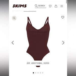 Skims seamless sculpt bodysuit